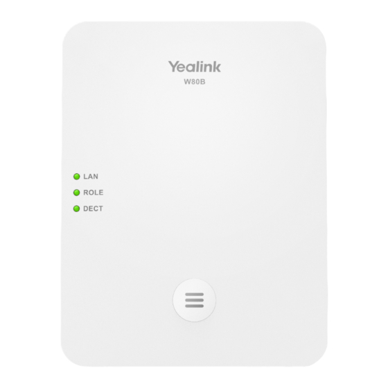 Yealink W80B Quick Start Manual
