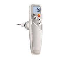 Testo 105 Instruction Manual