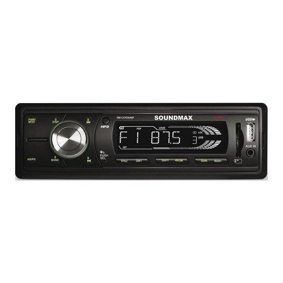 SoundMax SM-CCR3048F Manuals