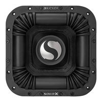 Kicker SoloX L7X15 Owner's Manual