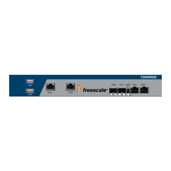 Freescale Semiconductor T2080RDB-PC Quick Start Manual