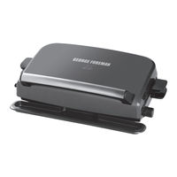 George Foreman GRP10 Instructions And Warranty