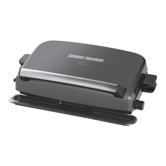 George Foreman GRP10 Instructions And Warranty