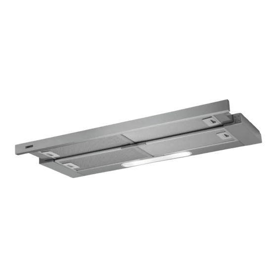 Zanussi ZHP92350XA Extractor Hood Manuals
