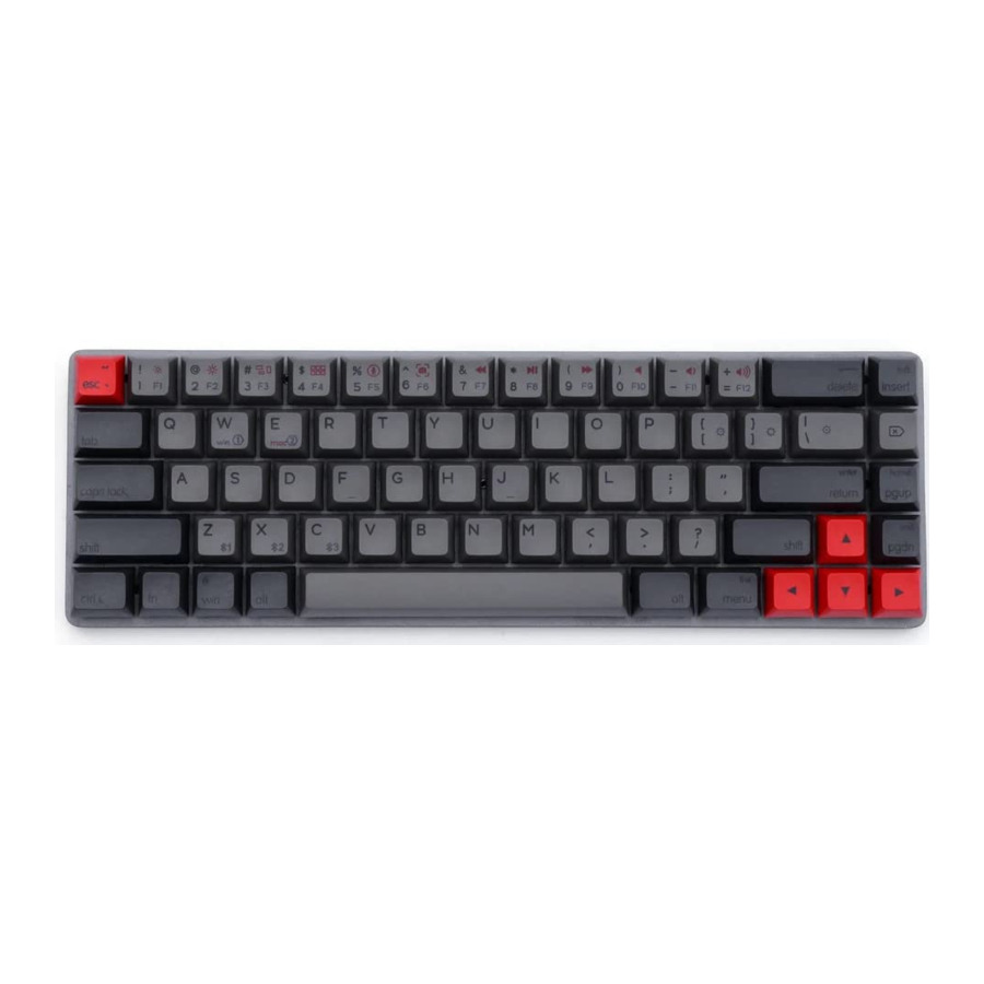 SKYLOONG GK68 / SK68 / AK68 - USB Wired Mechanical Keyboard Manual