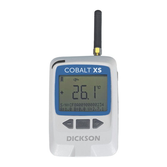 Dickson Cobalt XS User Manual