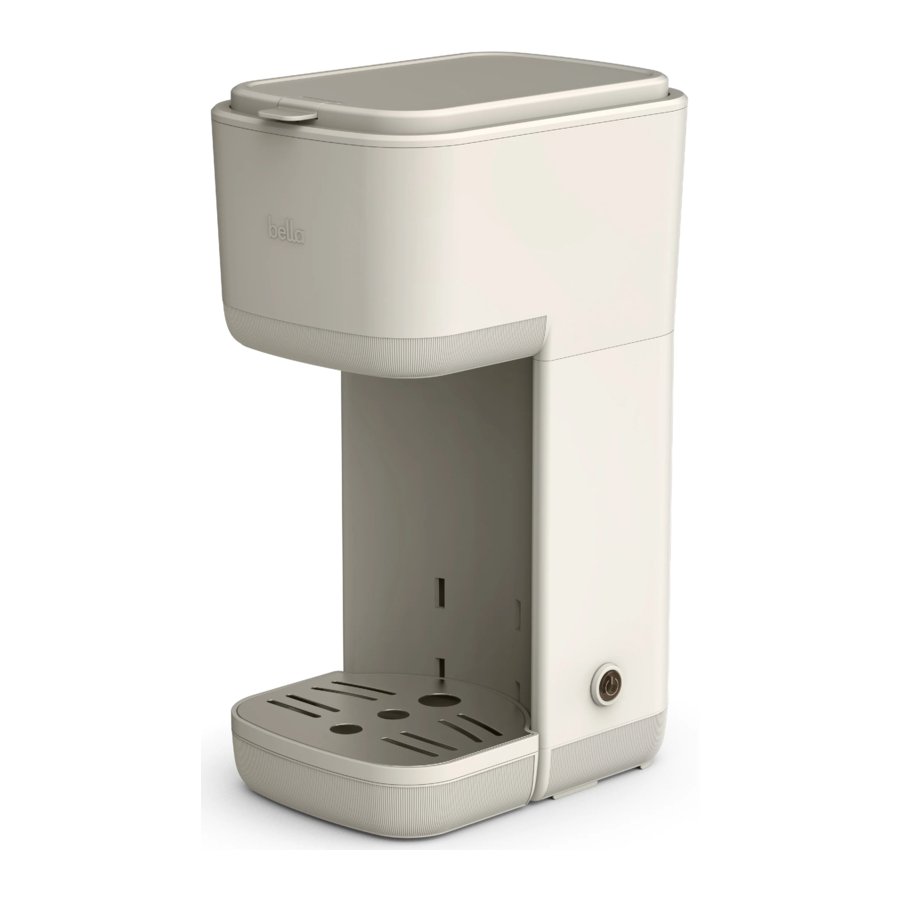 Bella Single-Serve Coffee Maker 35184 Manual