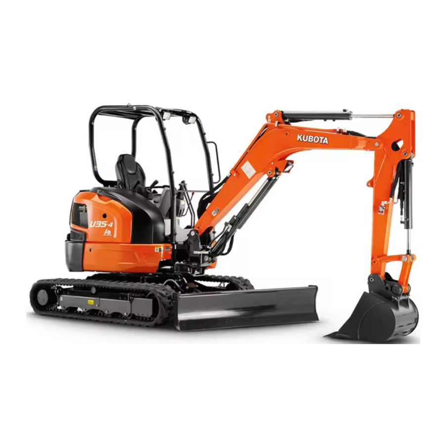 Kubota WSM U35-4 Manual