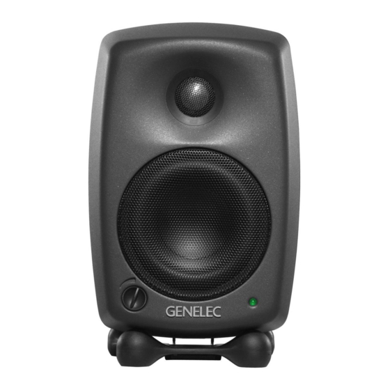 Genelec 6020A Operating Manual