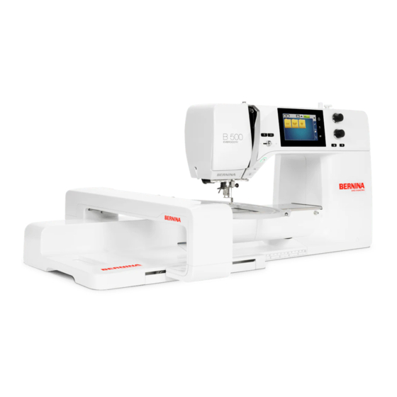 Bernina 500 E Manual