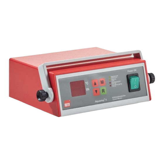 Roth AQUASTOP II Operation Manual