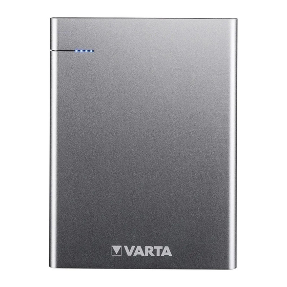 Varta SLIM 12000 Quick Start Manual