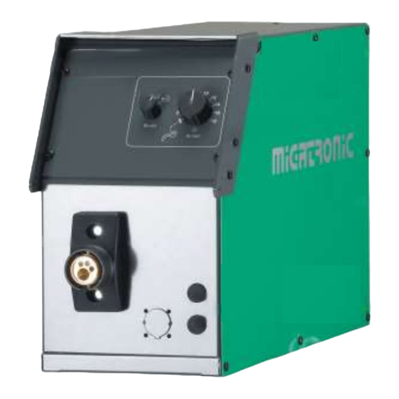 Migatronic MWF 8x Instruction Manual