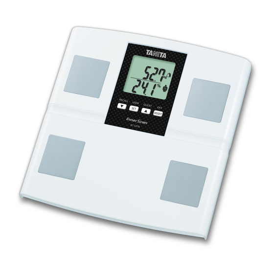 Tanita BC-541N Instruction Manual