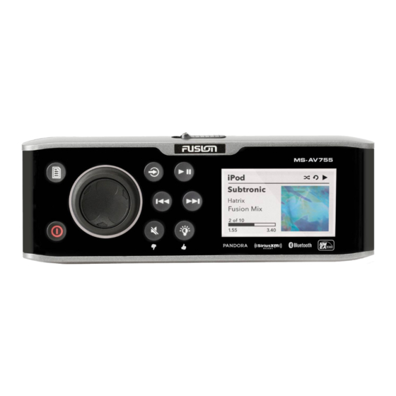 Fusion MS-UD/AV755 Series Quick Start Manual