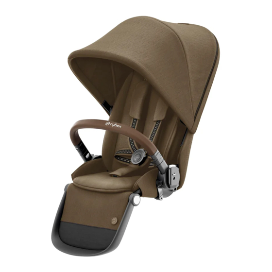 CYBEX gold GAZELLE S SEAT UNIT Operation User's Manual