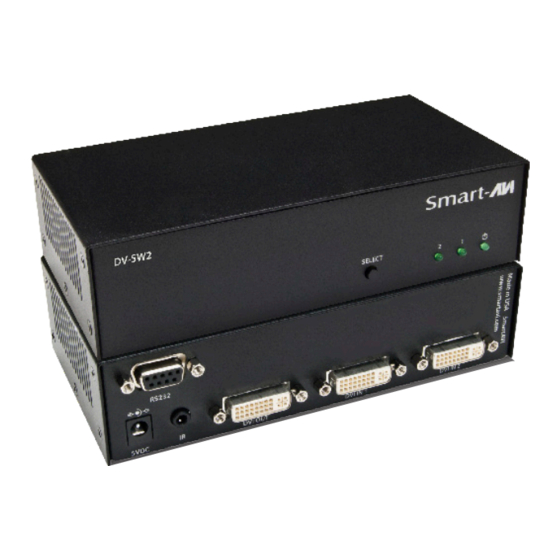 SMART-AVI DV-SW2 Installation Manual