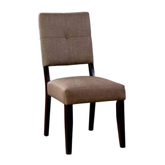 Furniture of America CM3311SC-2PK Assembly Instructions