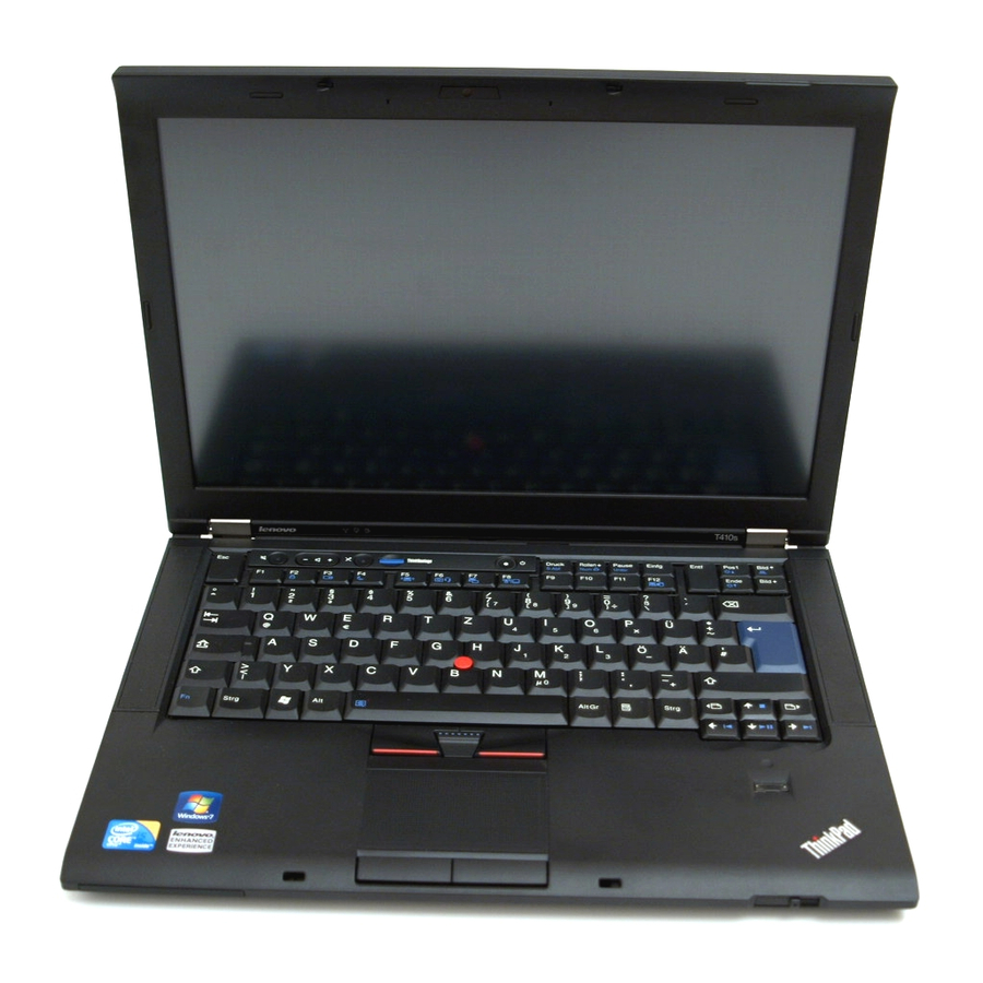 Lenovo ThinkPad T410s 2912 Install Manual