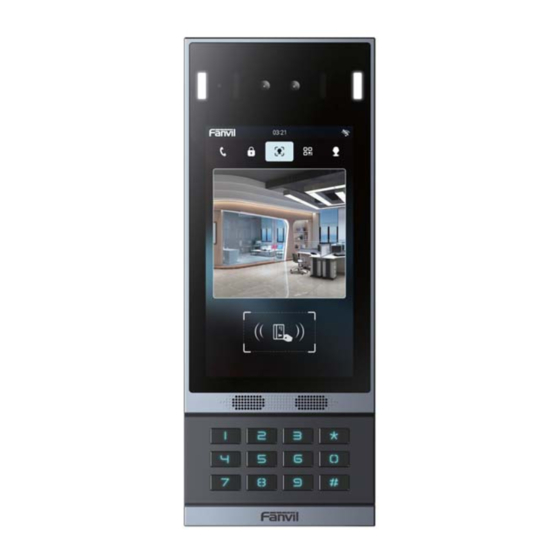 Fanvil i66 Quick Installation Manual