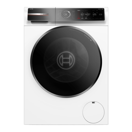 Bosch WGB256A1GB User Manual And Installation Instructions