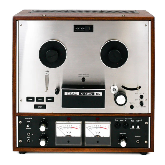 Teac A-4010SL Instruction Manual