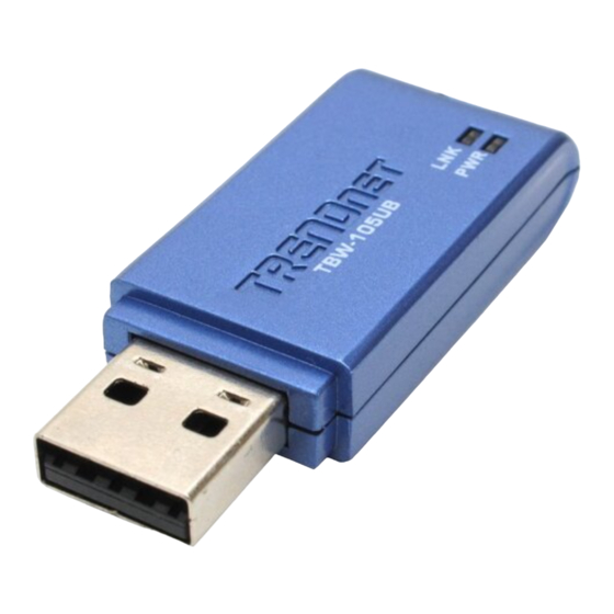 TRENDnet TBW-105UB User Manual