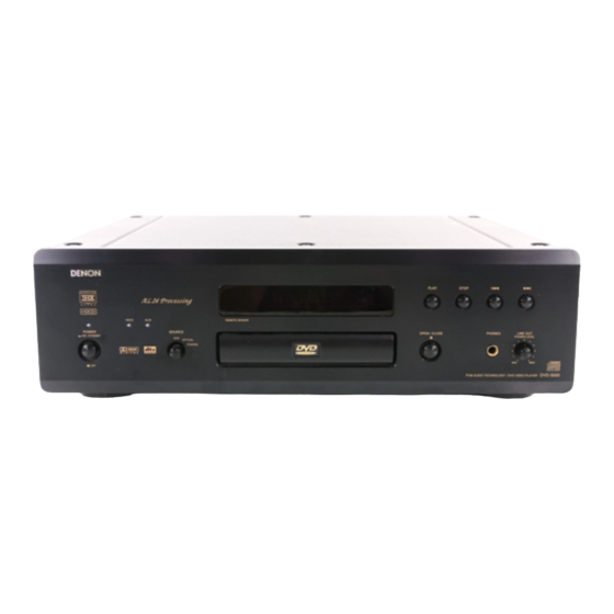 DENON DVD5000 SPECIFICATION SHEET Pdf Download ManualsLib