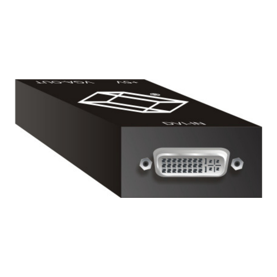 Black Box DVI2VGA Manual