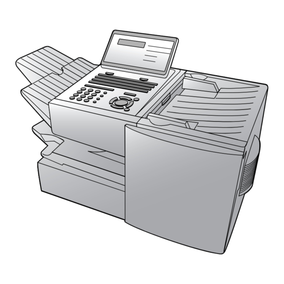 Sharp FO-4470 Facsimile Operation Manual
