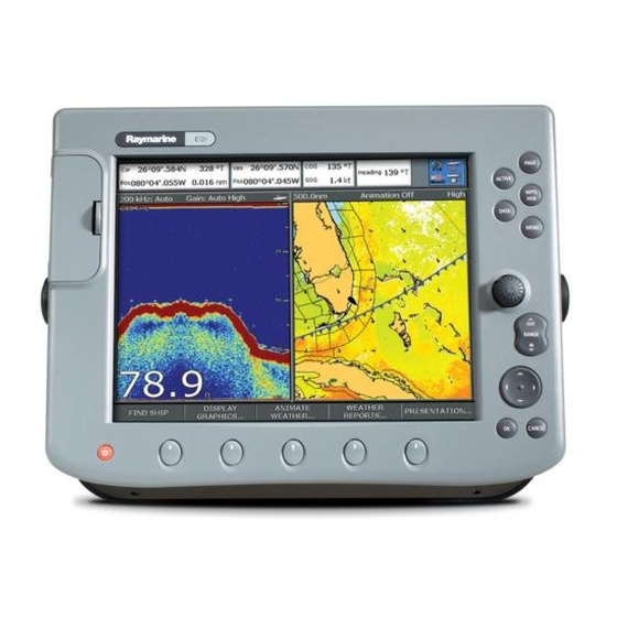 Raymarine C120 New Features Manual