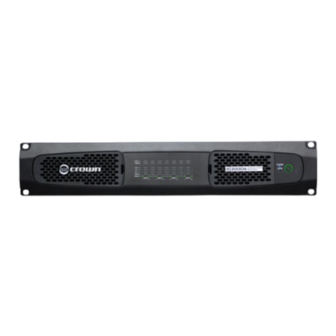 Harman crown DriveCore Install DA Series Operation Manual