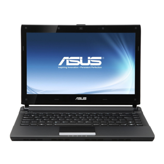 Asus U36JC User Manual