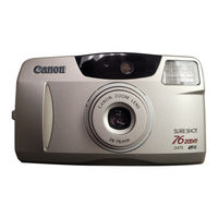 Canon Sure Shot 76 Zoom Date Instructions Manual