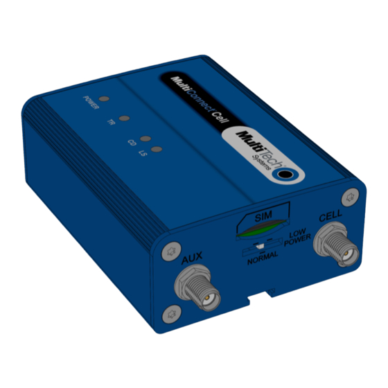Multitech MultiConnect Cell 100 Series MTC-EV3 User Manual