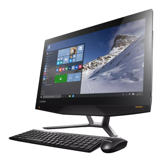 Lenovo Aio 700 Quick Start Manual