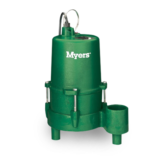 MYERS ME45MC -11 Series Installation And Operation Manual
