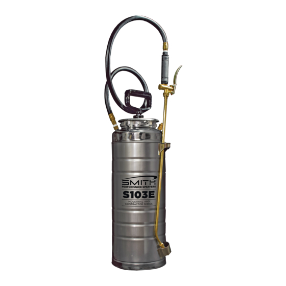 Smith Performance Sprayers Industrial & Contractor Series Use And Care Manual