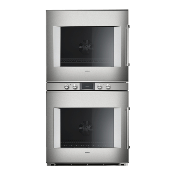 Gaggenau BX 480 612 Use And Care Manual