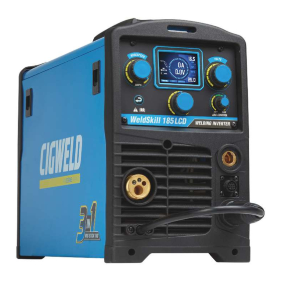 ESAB CIGWELD WeldSkill 185LCD Operating Manual