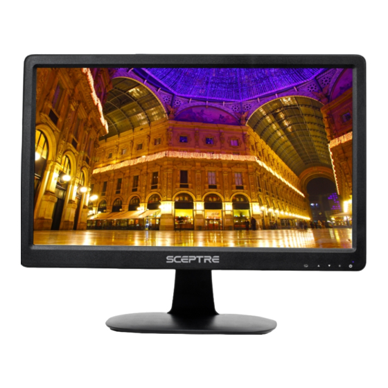 Sceptre E165W-1600HC Manual