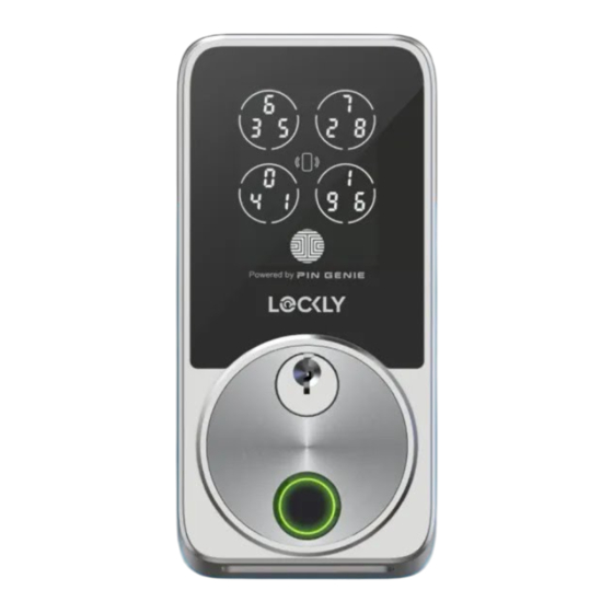 Lockly PGK728WHK Start Here Manual