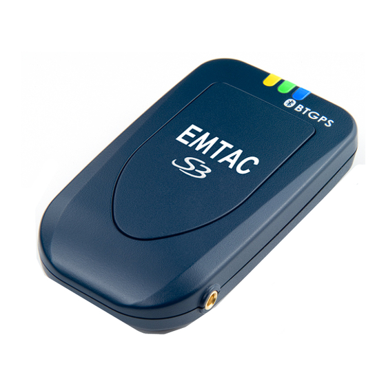 EMTAC S3 BTGPS User Manual