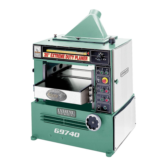 Grizzly G9740 Instruction Manual