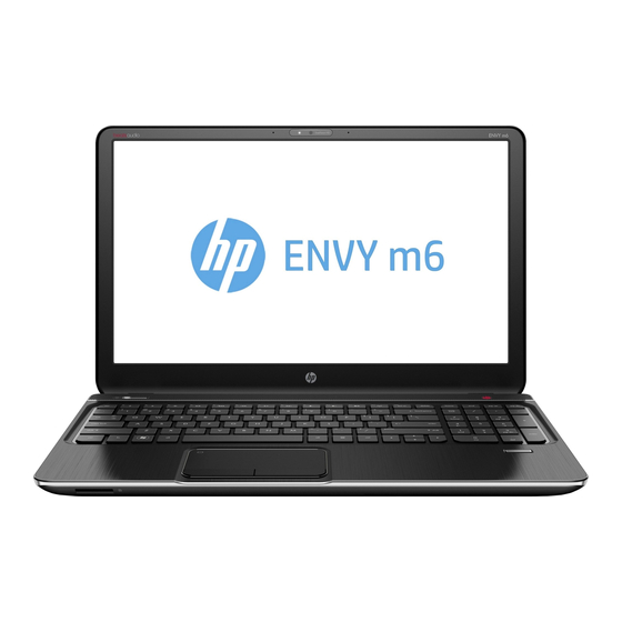 HP ENVY m6 Maintenance And Service Manual