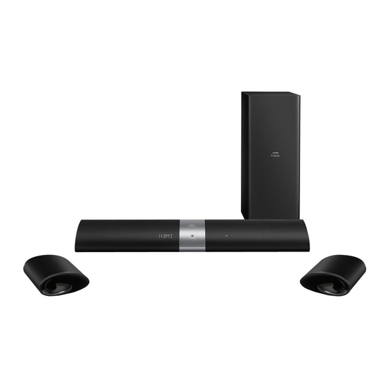 Philips FIDELIO B5 Quick Start Manual