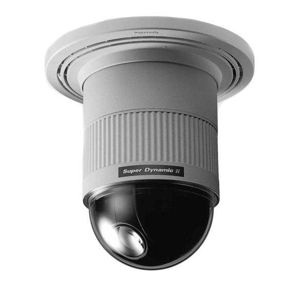 Panasonic WV-CS854A Operating Instructions Manual
