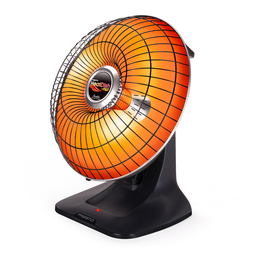 Presto HeatDish+Tilt Instructions Manual