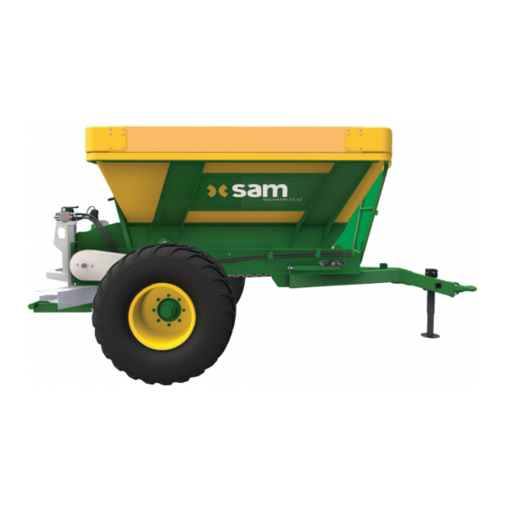 Sam 6 TONNE SINGLE AXLE Instructions And Parts Manual
