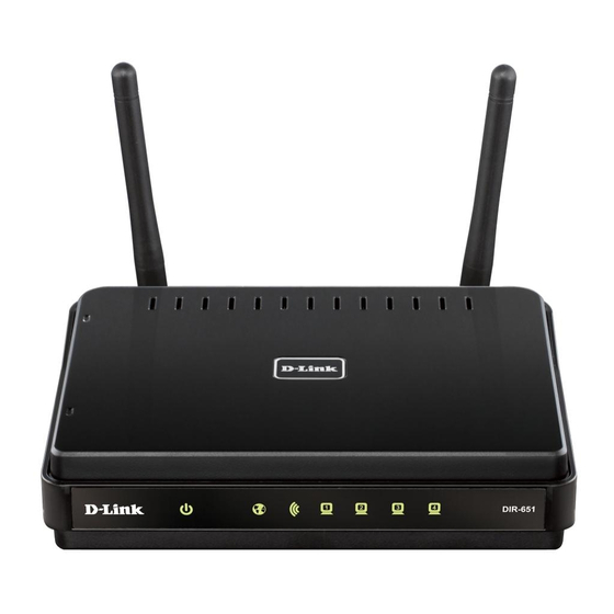 D-Link DIR-651 Quick Installation Manual